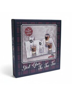 Shot Glass Tic Tac Toe Drinking Game the Original Fun Workshop Party New in Box